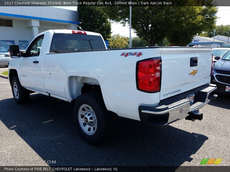 Summit White / Dark Ash/Jet Black 2017 Chevrolet Silverado 3500HD Work Truck Regular Cab 4x4