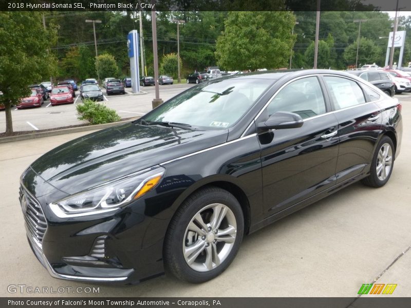 Phantom Black / Gray 2018 Hyundai Sonata SEL