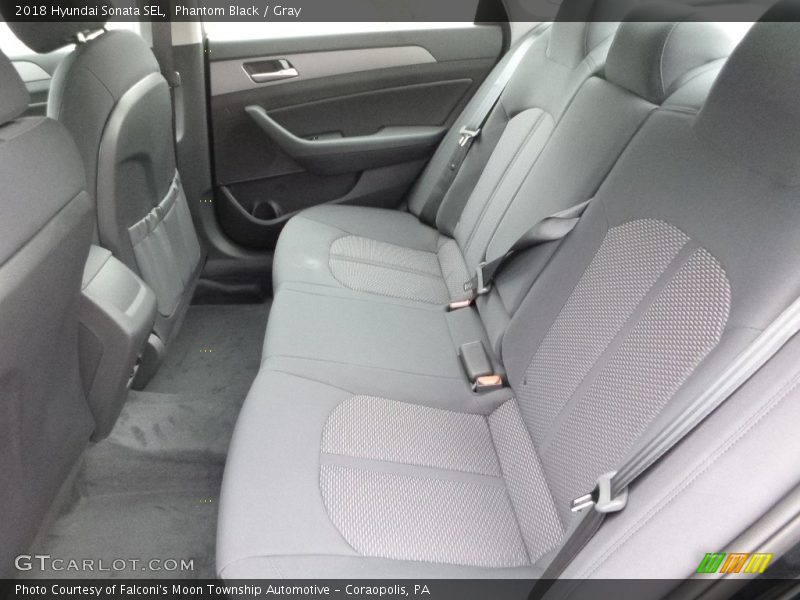 Phantom Black / Gray 2018 Hyundai Sonata SEL