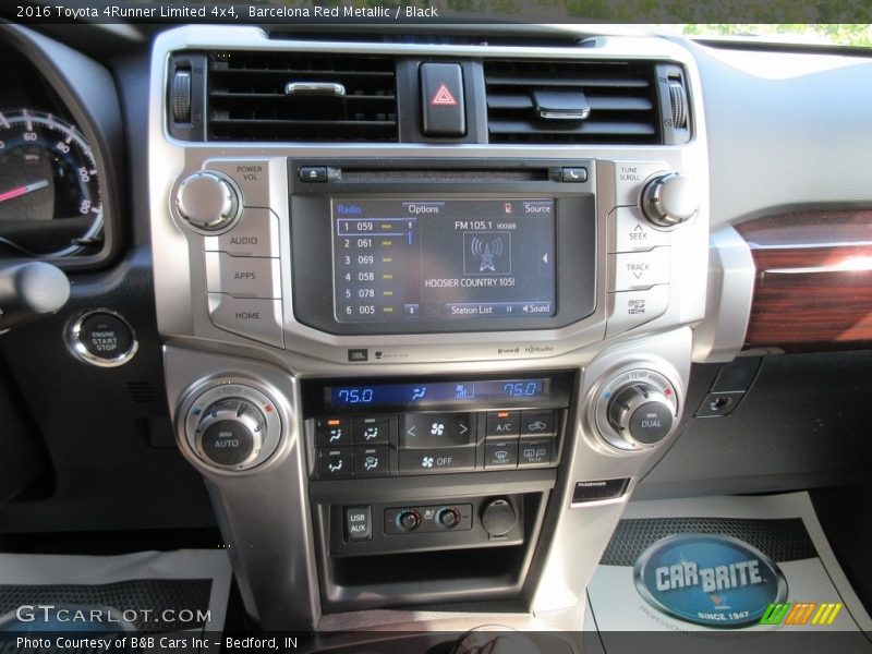 Barcelona Red Metallic / Black 2016 Toyota 4Runner Limited 4x4
