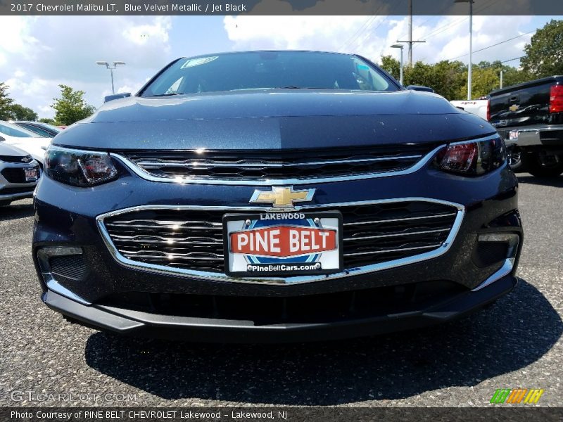 Blue Velvet Metallic / Jet Black 2017 Chevrolet Malibu LT