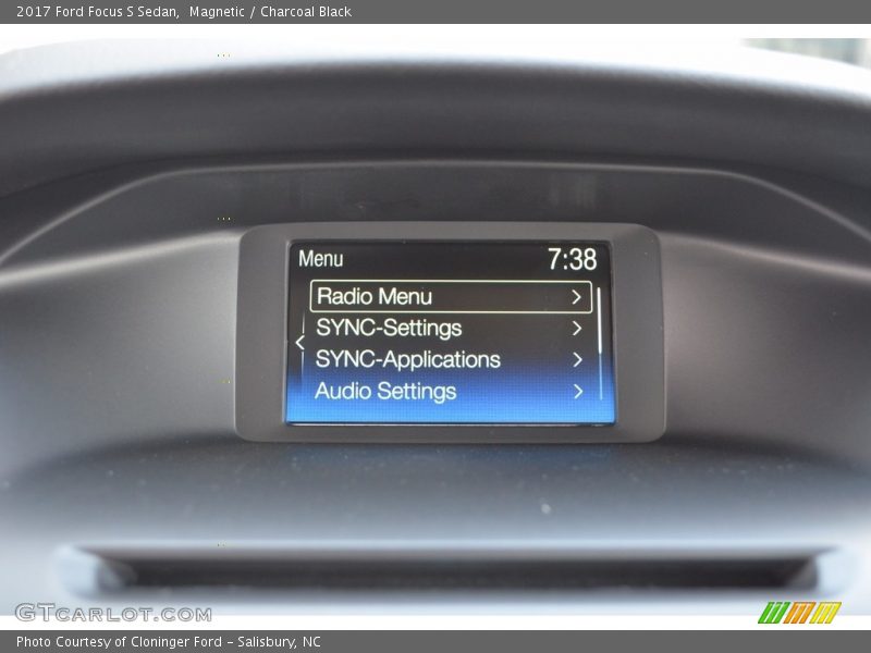 Magnetic / Charcoal Black 2017 Ford Focus S Sedan