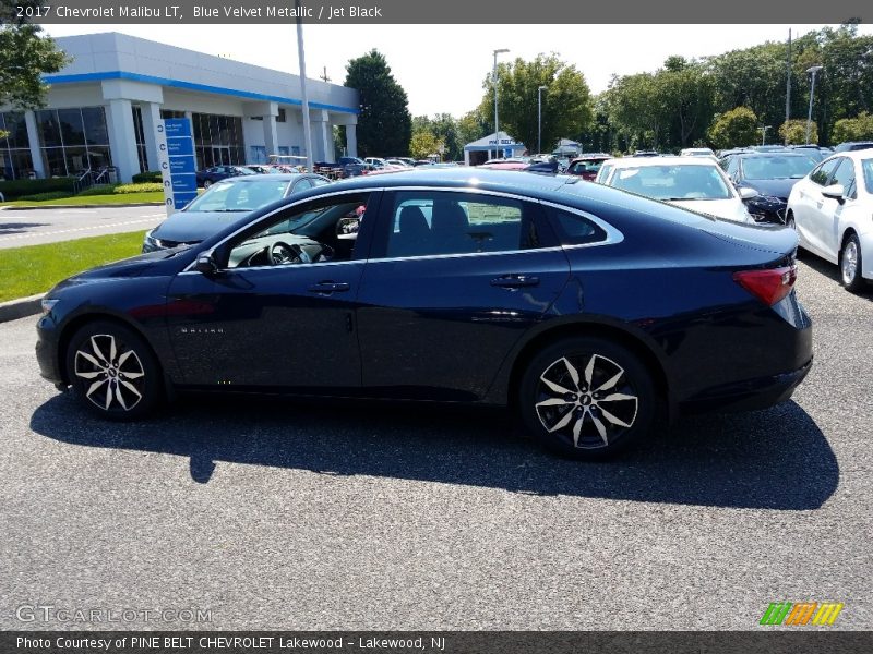 Blue Velvet Metallic / Jet Black 2017 Chevrolet Malibu LT