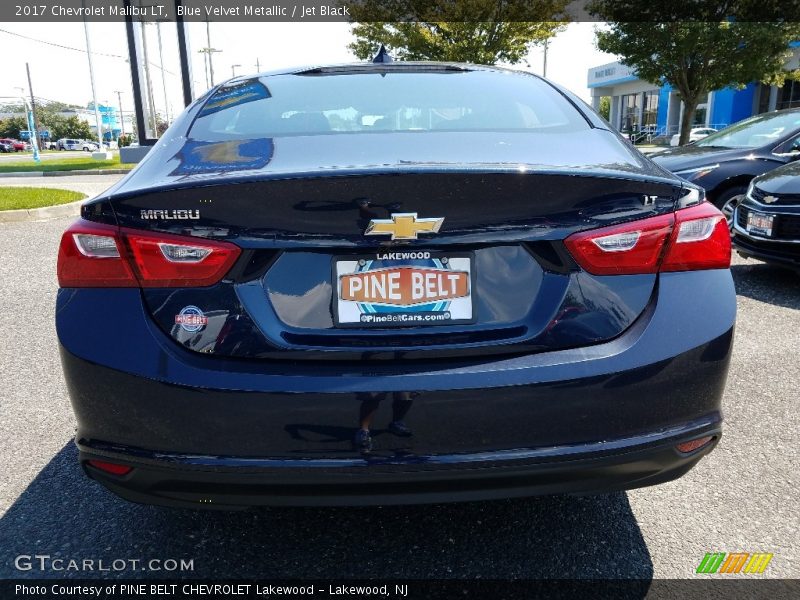 Blue Velvet Metallic / Jet Black 2017 Chevrolet Malibu LT