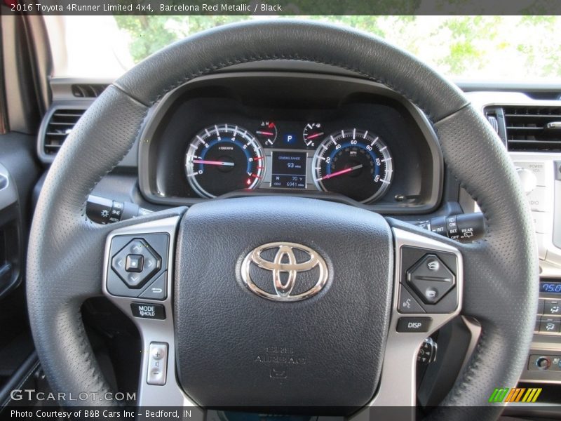 Barcelona Red Metallic / Black 2016 Toyota 4Runner Limited 4x4