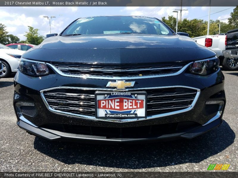 Mosaic Black Metallic / Jet Black 2017 Chevrolet Malibu LT