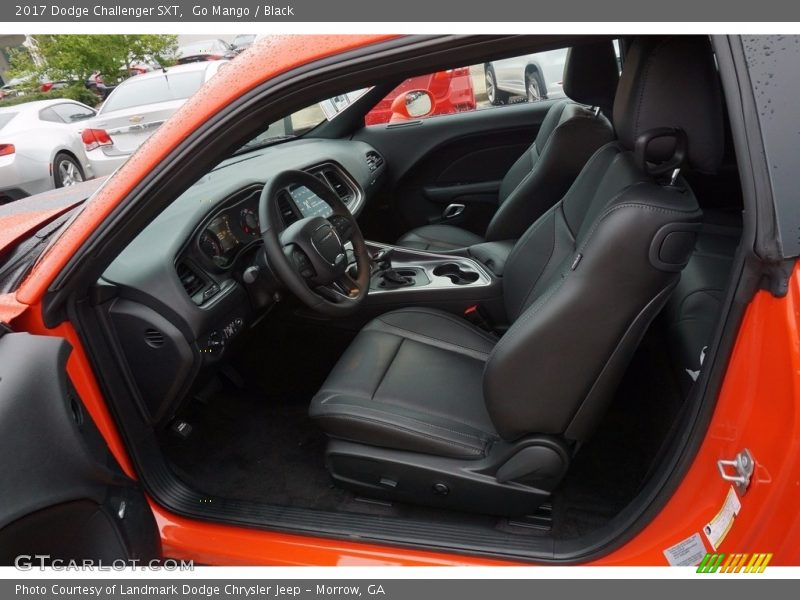 Go Mango / Black 2017 Dodge Challenger SXT