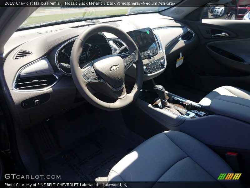 Mosaic Black Metallic / Dark Atmosphere/­Medium Ash Gray 2018 Chevrolet Malibu Premier