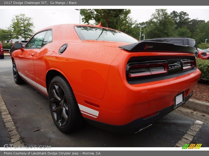 Go Mango / Black 2017 Dodge Challenger SXT