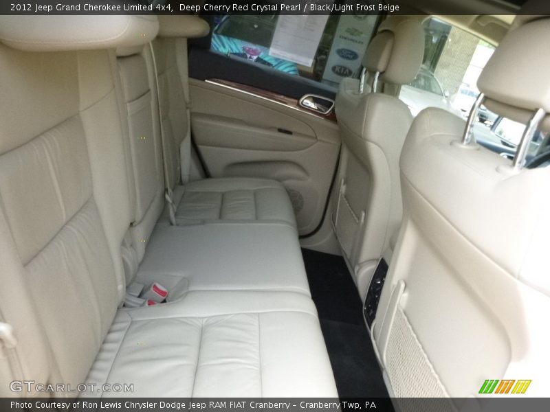 Deep Cherry Red Crystal Pearl / Black/Light Frost Beige 2012 Jeep Grand Cherokee Limited 4x4