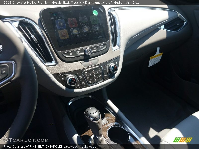 Mosaic Black Metallic / Dark Atmosphere/­Medium Ash Gray 2018 Chevrolet Malibu Premier