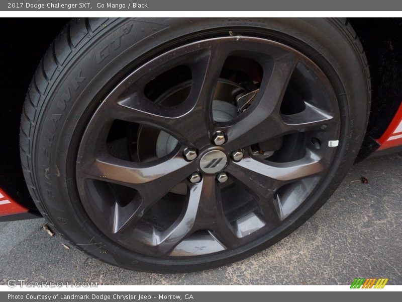 Go Mango / Black 2017 Dodge Challenger SXT