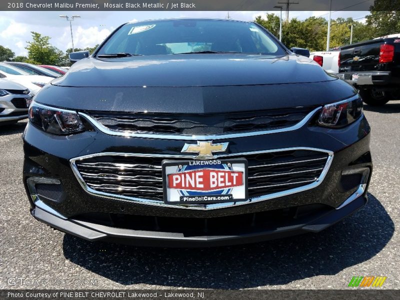 Mosaic Black Metallic / Jet Black 2018 Chevrolet Malibu Premier