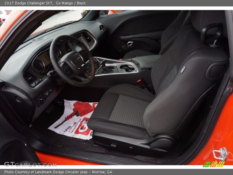 Go Mango / Black 2017 Dodge Challenger SXT
