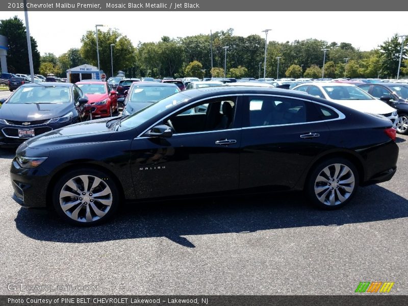 Mosaic Black Metallic / Jet Black 2018 Chevrolet Malibu Premier