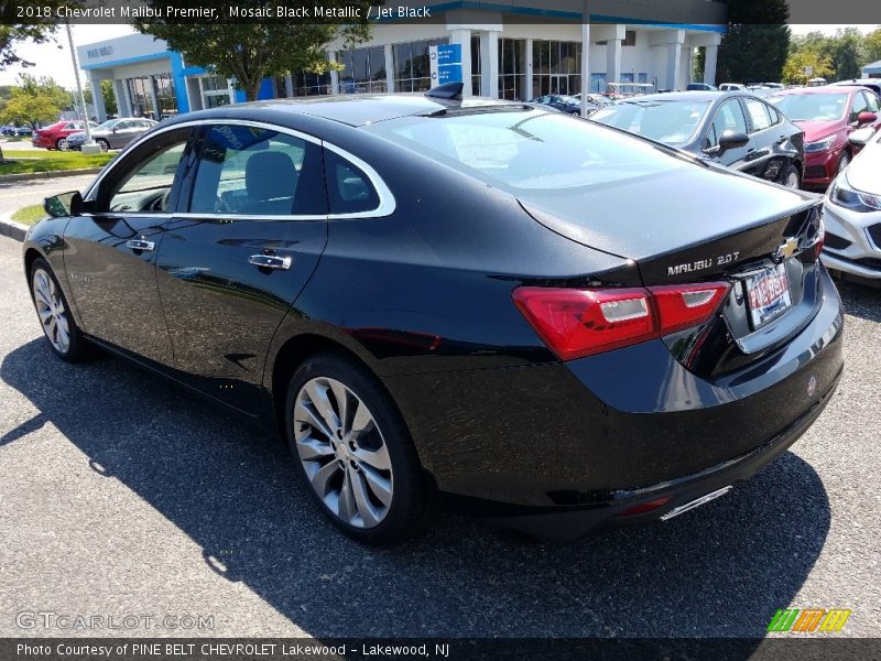 Mosaic Black Metallic / Jet Black 2018 Chevrolet Malibu Premier
