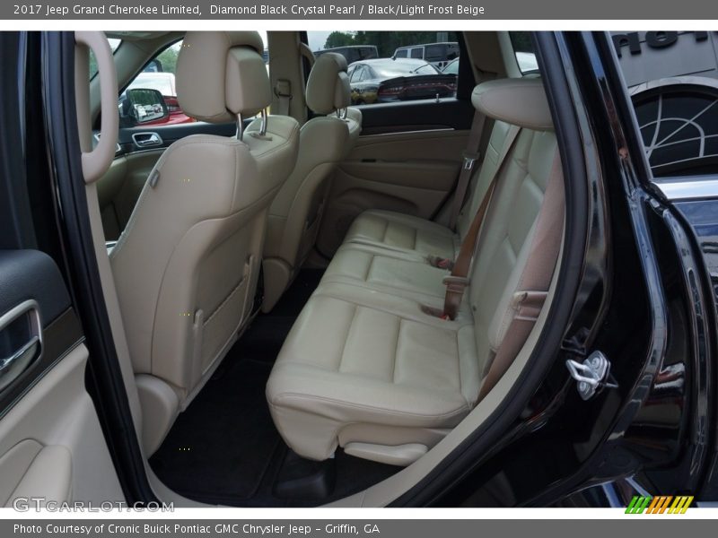 Diamond Black Crystal Pearl / Black/Light Frost Beige 2017 Jeep Grand Cherokee Limited
