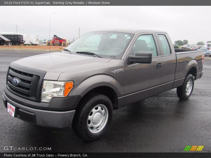 Sterling Grey Metallic / Medium Stone 2010 Ford F150 XL SuperCab