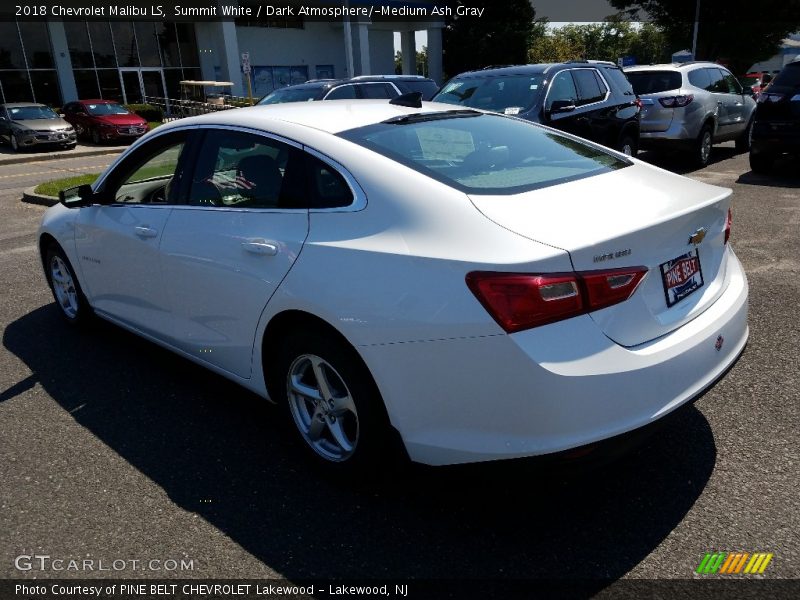 Summit White / Dark Atmosphere/­Medium Ash Gray 2018 Chevrolet Malibu LS
