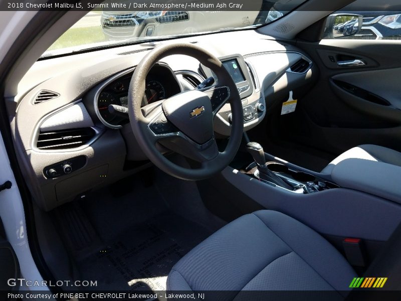 Summit White / Dark Atmosphere/­Medium Ash Gray 2018 Chevrolet Malibu LS