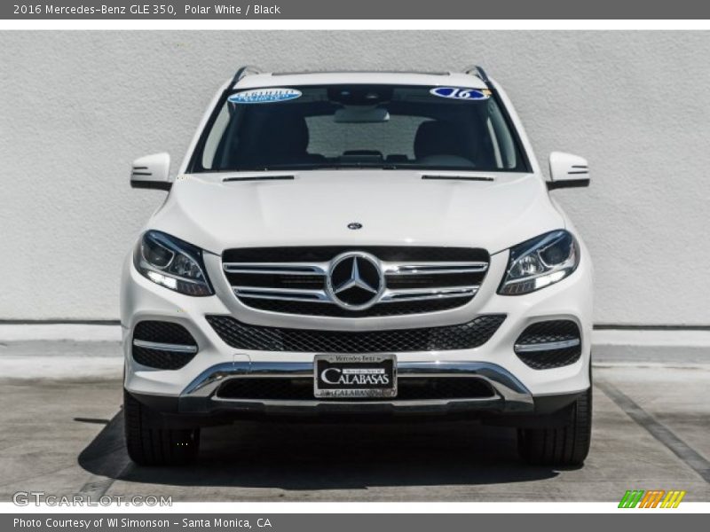 Polar White / Black 2016 Mercedes-Benz GLE 350