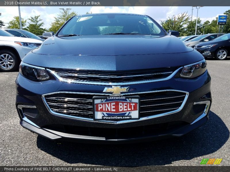 Blue Velvet Metallic / Jet Black 2018 Chevrolet Malibu LS