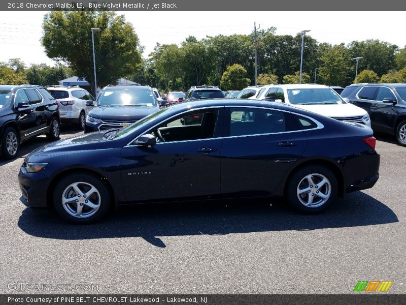 Blue Velvet Metallic / Jet Black 2018 Chevrolet Malibu LS