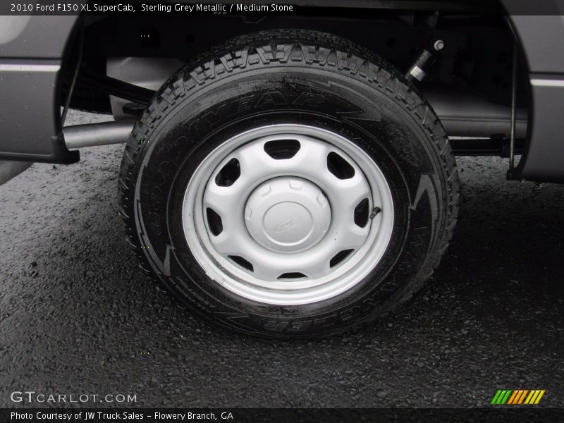 Sterling Grey Metallic / Medium Stone 2010 Ford F150 XL SuperCab