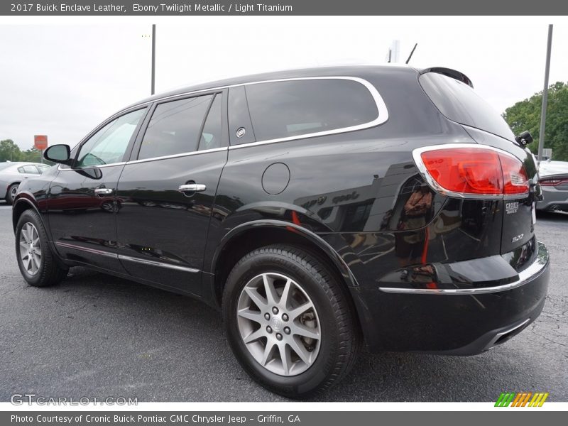 Ebony Twilight Metallic / Light Titanium 2017 Buick Enclave Leather