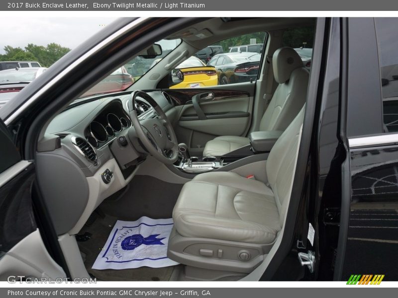 Ebony Twilight Metallic / Light Titanium 2017 Buick Enclave Leather