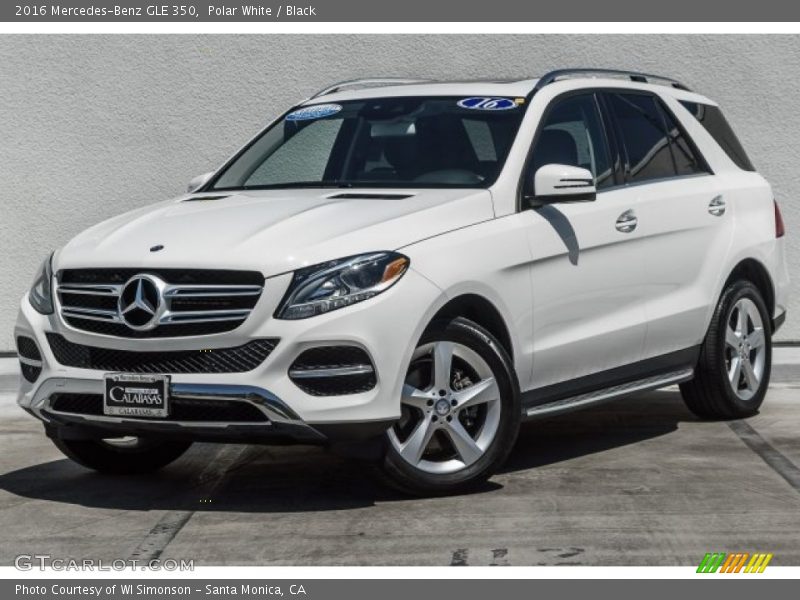 Polar White / Black 2016 Mercedes-Benz GLE 350