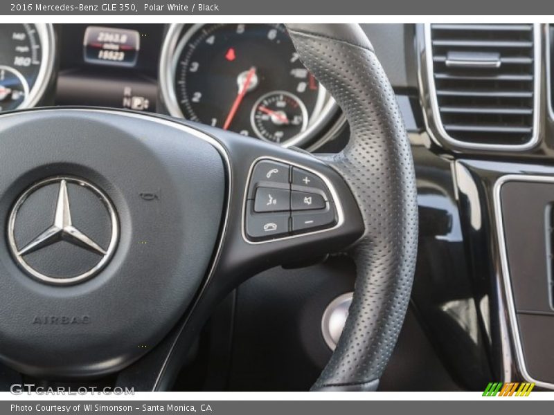 Polar White / Black 2016 Mercedes-Benz GLE 350