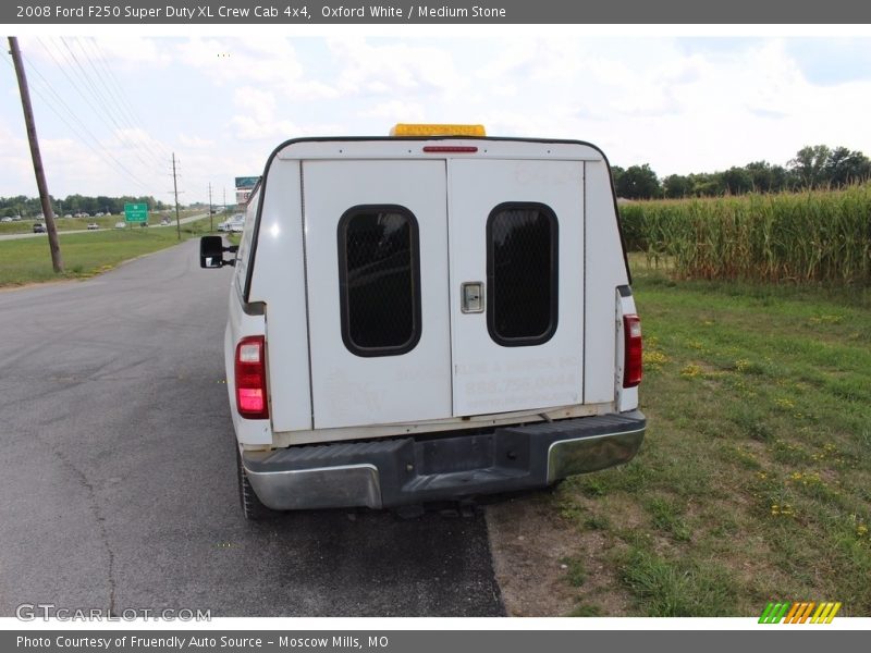 Oxford White / Medium Stone 2008 Ford F250 Super Duty XL Crew Cab 4x4