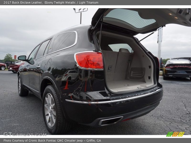 Ebony Twilight Metallic / Light Titanium 2017 Buick Enclave Leather