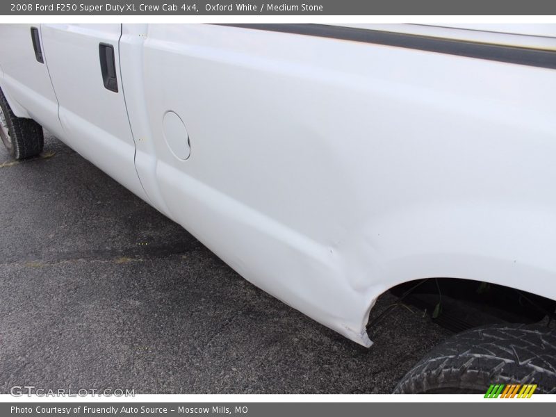 Oxford White / Medium Stone 2008 Ford F250 Super Duty XL Crew Cab 4x4