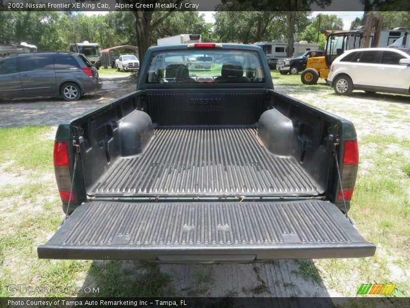 Alpine Green Metallic / Gray 2002 Nissan Frontier XE King Cab