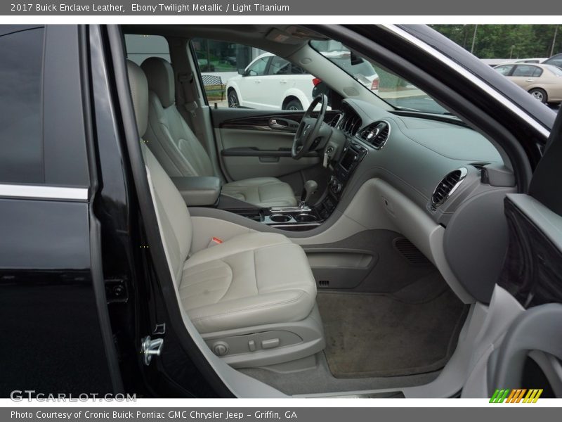 Ebony Twilight Metallic / Light Titanium 2017 Buick Enclave Leather