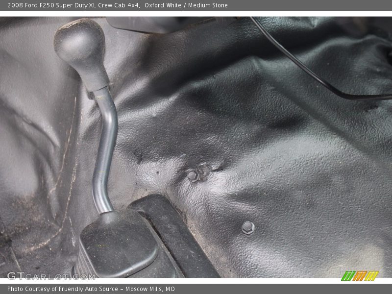 Oxford White / Medium Stone 2008 Ford F250 Super Duty XL Crew Cab 4x4