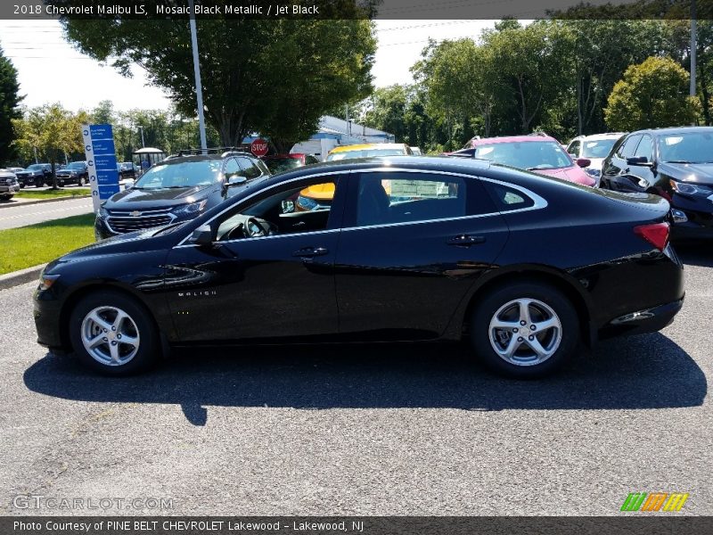 Mosaic Black Metallic / Jet Black 2018 Chevrolet Malibu LS