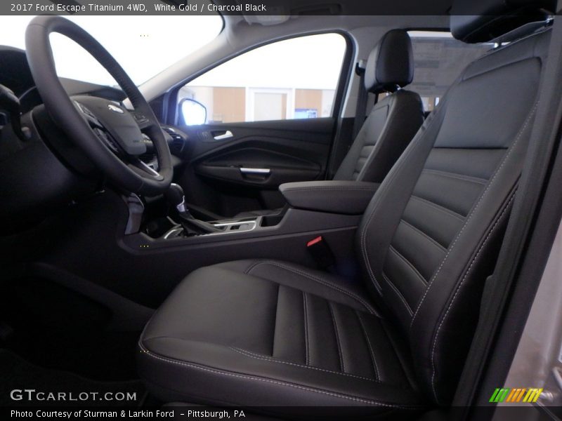 White Gold / Charcoal Black 2017 Ford Escape Titanium 4WD