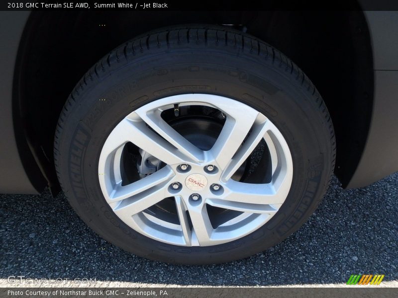 Summit White / ­Jet Black 2018 GMC Terrain SLE AWD