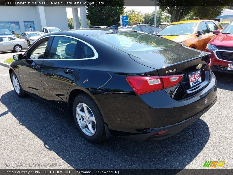 Mosaic Black Metallic / Jet Black 2018 Chevrolet Malibu LS