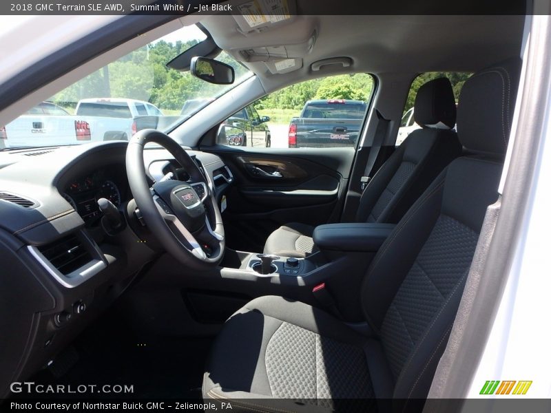 Summit White / ­Jet Black 2018 GMC Terrain SLE AWD
