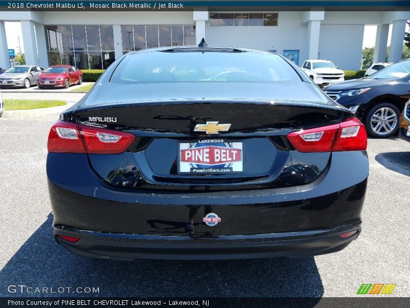 Mosaic Black Metallic / Jet Black 2018 Chevrolet Malibu LS