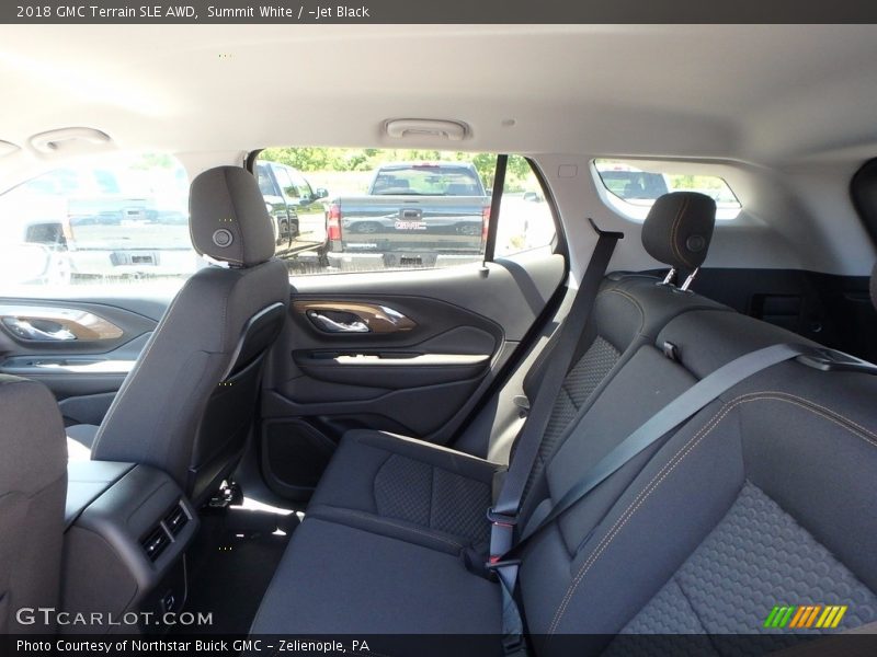 Summit White / ­Jet Black 2018 GMC Terrain SLE AWD