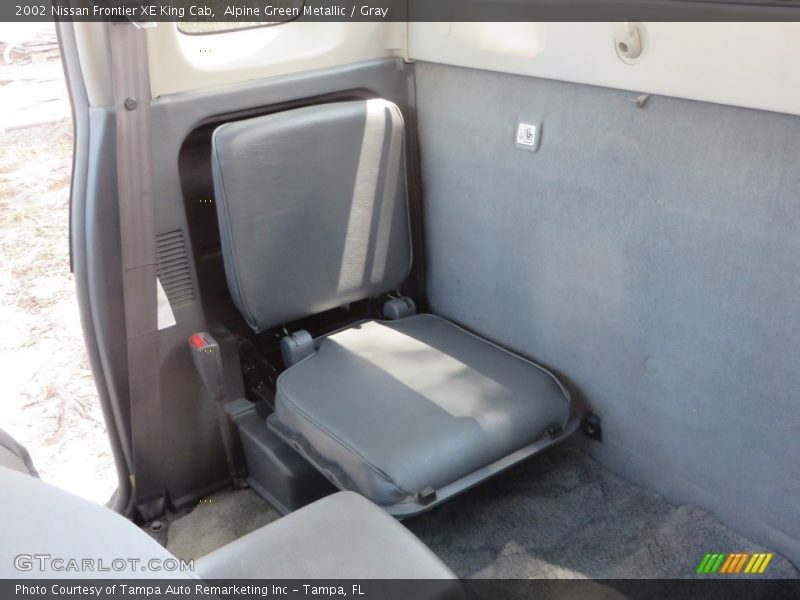 Alpine Green Metallic / Gray 2002 Nissan Frontier XE King Cab