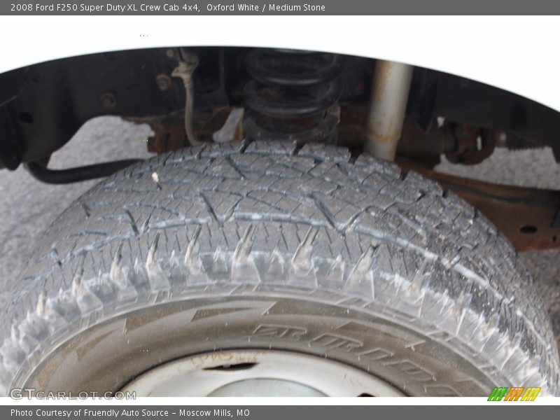 Oxford White / Medium Stone 2008 Ford F250 Super Duty XL Crew Cab 4x4