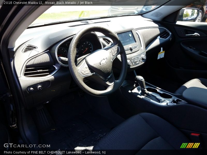 Mosaic Black Metallic / Jet Black 2018 Chevrolet Malibu LS