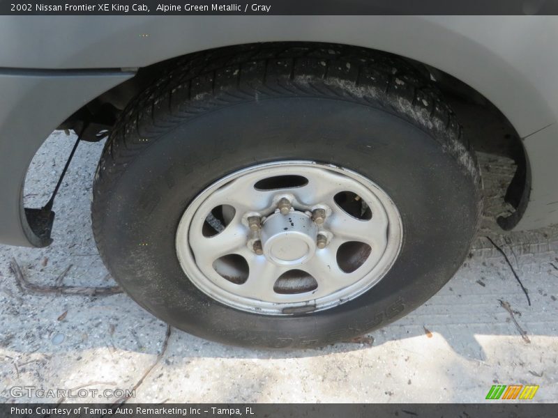 Alpine Green Metallic / Gray 2002 Nissan Frontier XE King Cab