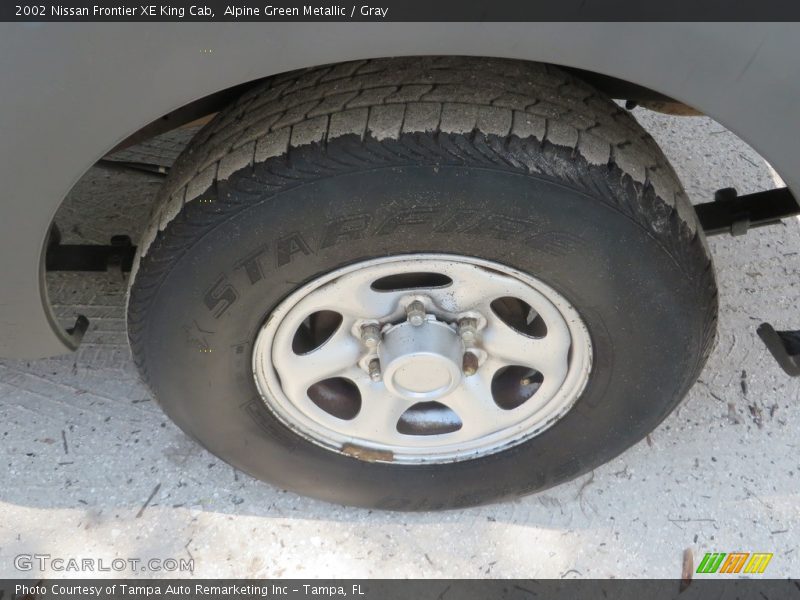 Alpine Green Metallic / Gray 2002 Nissan Frontier XE King Cab